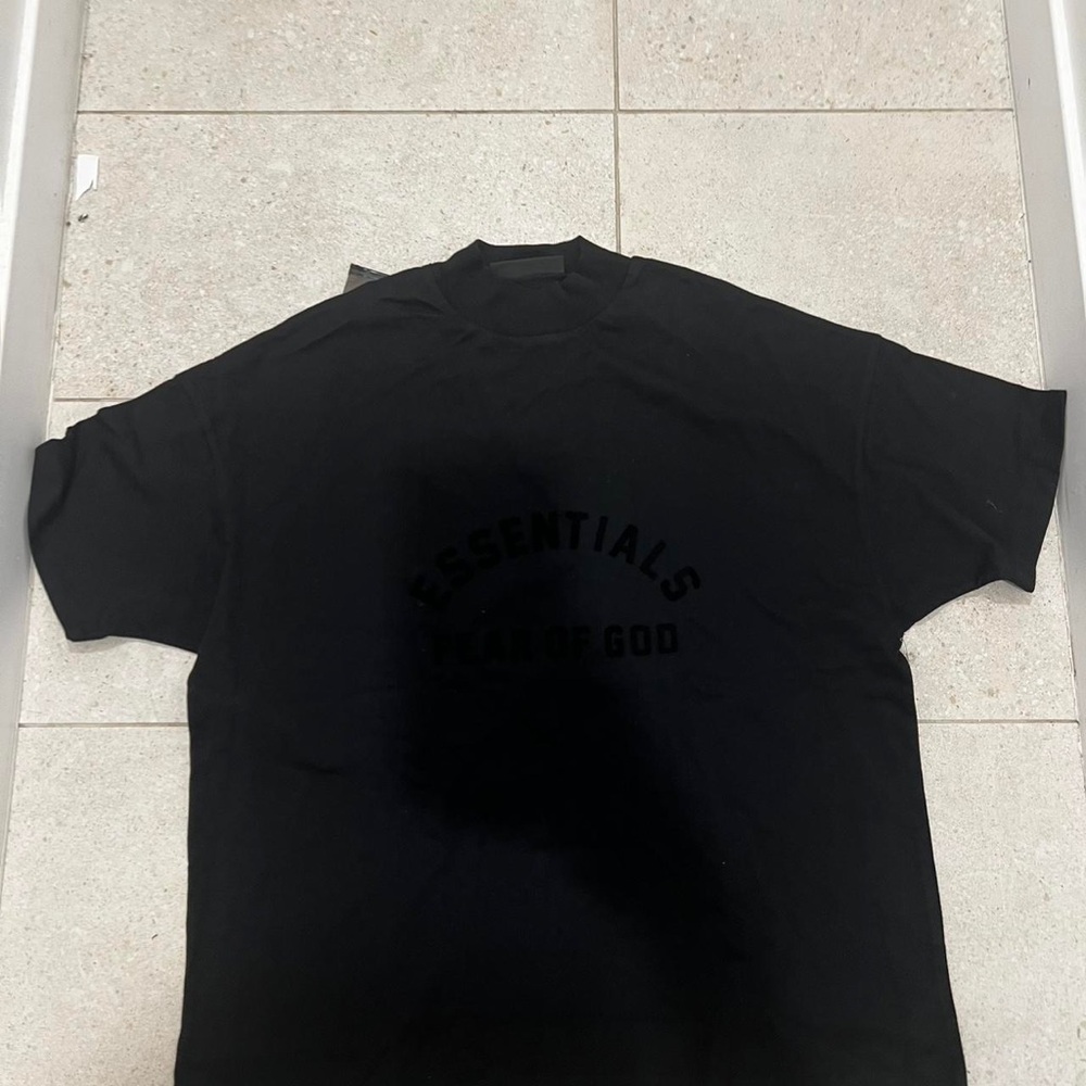 Fear of God Black Short Sleeve Tee Brand New In Bag